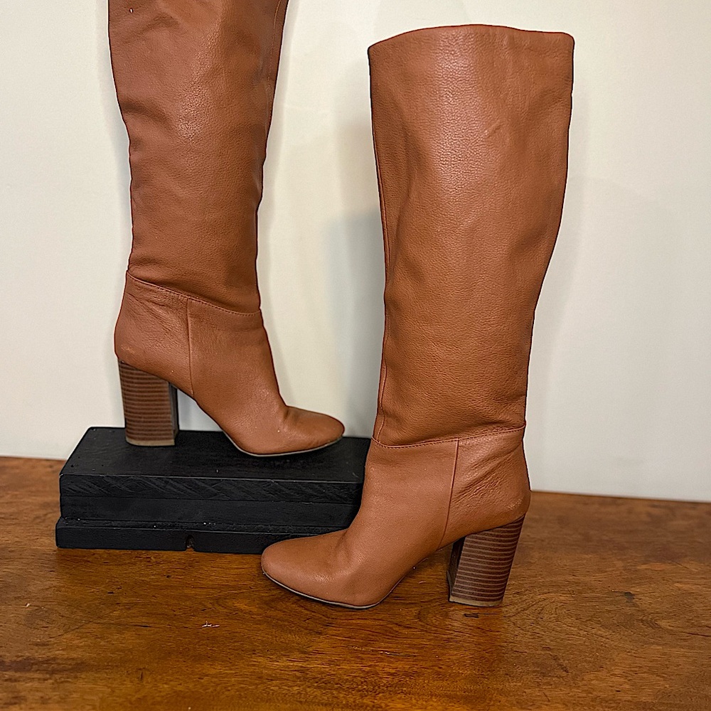 Kenneth Cole Reaction Womens Leather Tall Boots size 7